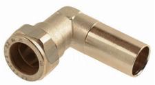 Bonfix inschuif kniekoppeling 15mm knel x 15mm uitwendig