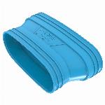 Wavin Ventiza verloop, ovaal, PVC, 235x195mm, blauw