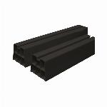 Canalit opstelbalken kunststof 1000x80x80 zwart. 2 stuks