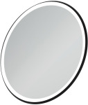 Ideal Standard Conca spiegel rond 90cm met led sfeerverlichting omlijsting, zwart