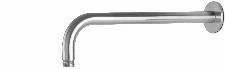 Blue Label Viborg Steel douche-arm wandmontage 300mm, rvs