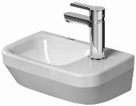 Duravit DuraStyle fontein z. overloop m. kraangat rechts 36x22cm wit 0713360000