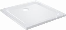 Grohe Universal douchebak 100x100x3cm vierkant anti-slip vuilafstotend 90mm afvoer acryl wit 39300000