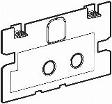 Geberit Delta beschermplaat (UP100) 241343001