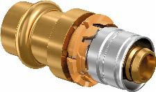 Uponor S-Press overgangskoppeling edelstaal/koper m. perscontour V 25x22Cu-S ST 1090680