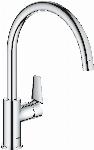 Grohe Bau Edge keukenkraan m. hoge ronde uitloop chroom 31367001