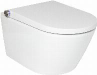 Solar Plus douchewc wandcloset afstandsbediening, ladywash, nachtverlichting wit 750152