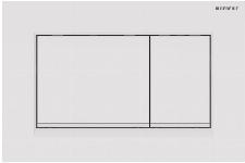 Geberit Sigma 20 bedieningspaneel DF frontbediend 24.6x16.4cm wit/matwit 115883111