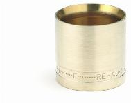 Rehau schuifhuls SDR 11, 25 x 2,3 messing blank (voor Raupex/Rautherm) 11395721001