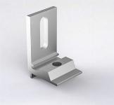 Solarstell verbinder voor bevestiging van PV panelen, aluminium, dakhaak, gatmaat 8mm