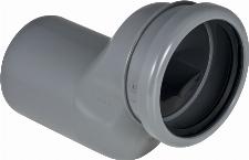 Geberit aansluit set voor wand-WC met sprong van 5 cm: grijs