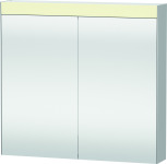 Duravit Light & Mirrors spiegelkast, 2 deuren, frontspiegel, hxbxd 760x810x148mm, wit