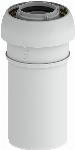 Burgerhout EasySafe rookgaspijp 60/100mm concentrisch l=250mm PP wit 410470870