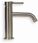 Blue Label Brondby wastafelkraan cold start geborsteld nikkel FK-0321-BN