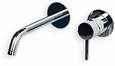 Blue Label Brondby inbouw wastafelkraan 18cm cold start incl. inbouwdeel chroom FK-0322-CH