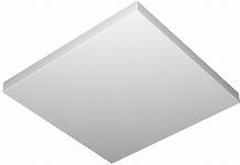 Etherma ETC-300 plafondverwarmingspaneel 300W, horizontaal/verticaal, hxbxd 593x593x45mm, wit