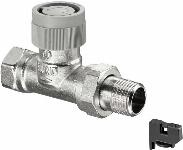 Oventrop dynamische radiator afsluiter AQ 1/2 Recht