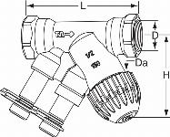 Tour & Andersson 2-weg regelafsluiters, binnendraad, 1/2, 21.3mm, binnendraad, 1/2, 21.3mm, PN16, Kvs1.8