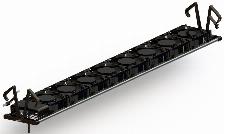 Thermrad QuattroBoost ventilatorset (1 segment) voor Thermrad C4, type 22 en 33, lengte 60cm wit QB60