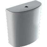 Geberit Renova, Opbouwspoelreservoir, drukknop, met zij-inlaat, 355 x 364 x 163mm (HxBxD), wit