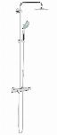 Grohe Euphoria douchesysteem m. douchethermostaat, aquadimmer, Euphoria, hoofddouche 210mm, handdouche Massage chroom 27964000