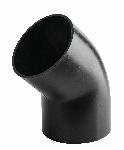 Wavin PE Bocht 45 ZW 50 PN4