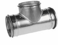 Velu t-stuk diameter 150mm aftakking 150mm 90 graden met rubber afdichting. Safe uitvoering