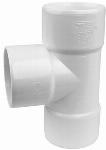 Wavin Wadal pvc L-T-stuk 88°, doorsnee 32mm, 3x lijmmof, wit