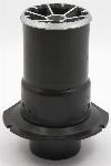 Ubbink Rolux Flex uitmonding vlakke plaat t.b.v. renovatie flex50mm PP UV-bestendig zwart 0716039