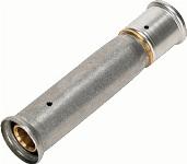 Henco pers reparatiekoppeling 16mm messing 52P16