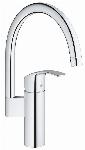 Grohe Eurosmart keukenkraan m. hoge draaibare uitloop chroom 33202003