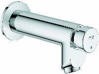 Grohe Euroeco Cosmopolitan T tapkraan zelfsluitend  1/2" blauw/rood chroom 36266000