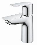 Grohe BauEdge S-size wastafelkraan met gladde body chroom 23330001