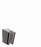 Hansgrohe Porter S, Handdouchehouder, vast, geborsteld zwart chroom (voor slangen met konische moer)