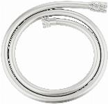 Grohe Silverflex doucheslang kunststof 1/2"x125cm twiststop supersteel 28362DC1