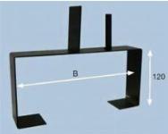 VeraLine vloerconsole tbv breedte 150mm