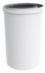 Burgerhout TwinSafe passtuk 60/100mm PP, concentrisch wit 400470874