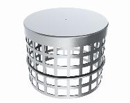 Burgerhout Multi-PP luchtkorf 100mm parallel grijs 400470809