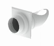 Burgerhout Flex/MultiFlex schachtaansluiting 80/125 mm, met brandmanchet 400470143