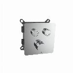 Blue Silkeborg inbouw douchethermostaat met 2-weg omstelling push control chroom FK-ANN-004-CP
