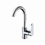 Blue Label Skive wastafelkraan C-uitloop z. waste chroom FK-0429-CP