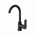 Blue Label Skive wastafelkraan C-uitloop mat zwart FK-0429-MB