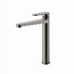 Blue Label Skive wastafelkraan high rise gun metal FK-0426-GM