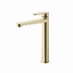 Blue Label Skive wastafelkraan high rise geborsteld goud FK-0426-BB