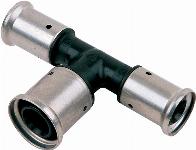 Henco T-stuk, 20mm x 26mm x 20mm kunststof (pers x pers x pers)