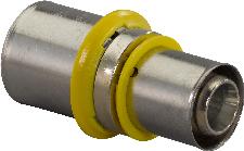 Uponor S-press fitting recht hoek 0 aansluiting 1: 32mm persmof aansluiting 2: 25mm persmof 1042540