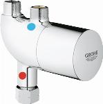 Grohe Grohtherm Micro, Opbouwthermostaat, eengreeps, 36mm hartafstand, temperatuurblokkering, 3/8" aanvoer, chroom