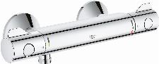 Grohe Grohtherm 800 douchethermostaat z. omstel m. koppelingen  HOH=15cm EcoJoy en volumegreep m. ecobutton chroom 34558000