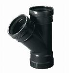 Wafix PP T-Stuk 45� Zwart 110 3M