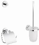 Grohe Essentials accessoireset 3 in 1 toilet met closetrolhouder, jashaak en closetborstelgarnituur chroom 40407001